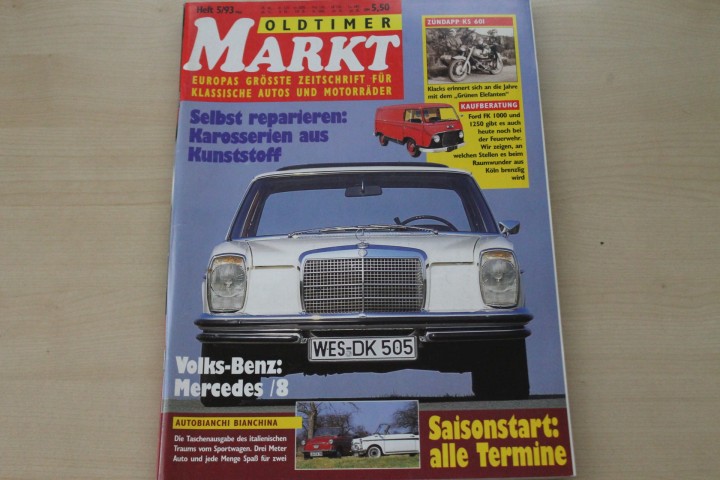 Deckblatt Oldtimer Markt (05/1993)